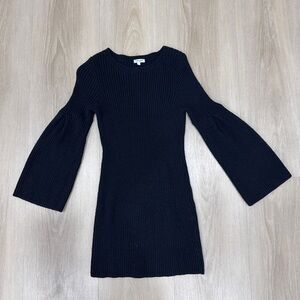 Splendid Girls Sweater Dress Size 10, Black